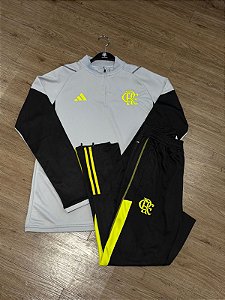 CONJUNTO FLAMENGO CINZA 24/25