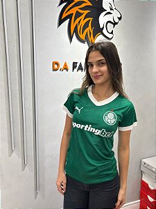 CAMISA PALMEIRAS TORCEDORA VERDE FEMININA