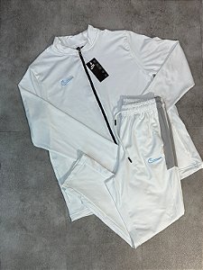 Conjunto Nike Dri-FIT Academy Branco/azul