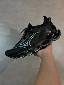 TÊNIS UNISSEX MIZUNO WAVE PROPHECY 14 PRETO/VERDE