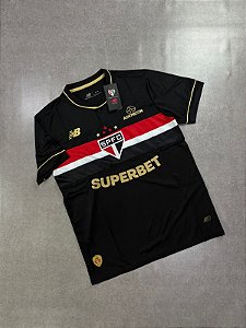 Camisa São Paulo 25/26 s/n° nb BRANCO/VERMELHO/PRETO HOME TORCEDOR