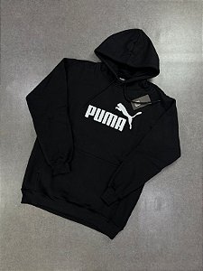 MOLETOM CANGURU PUMA BASIC PRETO