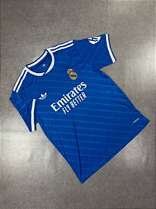 Camisa Real Madrid Away 25/26 s/n° Torcedor Adidas Unissex - Azul