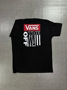CAMISETA VANS PRETA WALL