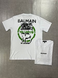 CAMISETA IMPORTADA BALMAIN BRANCA