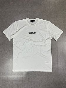 CAMISETA IMPORTADA CALVIN KLEIN TRADEMARK BRANCA