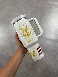 COPO TERMICO FLAMENGO DOURADO BRANCO