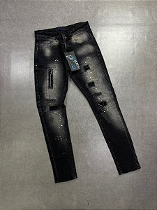 Calça Jeans City Denim Cinza  Escura 2520174
