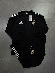 CONJUNTO REAL MADRID PRETO 2026