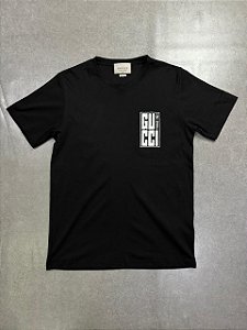 Camisa Gucci  Cotton Jersey Preta