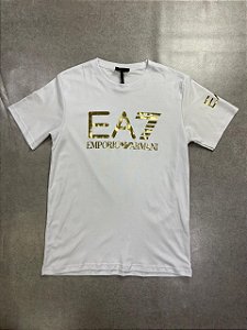 Camisa Armani Maxi Logo Branca