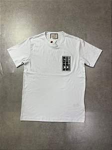 Camisa Gucci  Cotton Jersey Branca