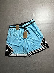 BERMUDA JORDAN JUMPMAN AZUL CLARO E PRETO