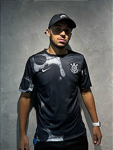 CAMISA CORINTHIANS PRÉ JOGO PRETA 25/26