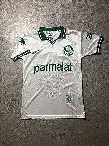 CAMISA PALMEIRAS RETRO PARMALAT BRANCA