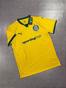 CAMISA PALMEIRAS MODELO TORCEDOR AMARELA 2025/26