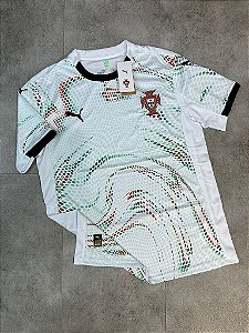 Camisa Portugal Away 2025 Branca Reserva