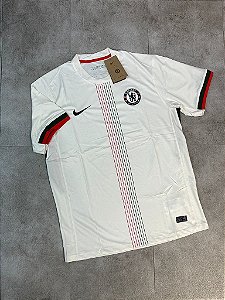 Camisa reserva do Chelsea FC 2025-2026 Branca Jogador