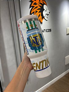 COPO TÉRMICO SELEÇÃO ARGENTINA BRANCO