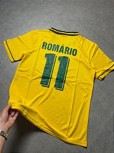 Camisa Seleção Brasil Retrô Copa De 1994 Romário 11