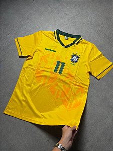Camisa Seleção Brasil Retrô Copa De 1994 Romário 11