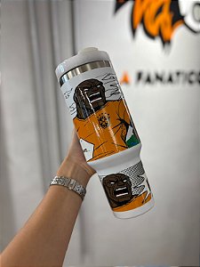 COPO TERMICO CANUDO SELEÇÃO BRASILEIRA GIGANTE