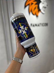COPO TERMICO CANUDO SELEÇÃO BRASILEIRA FOCO