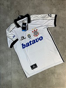 CAMISA CORINTHIANS LISTRADA BATAVO BRANCA 1999
