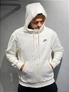 MOLETOM NIKE CLUB OFF WHITE