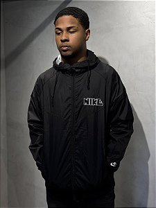 Corta Vento Nike Black White Sportswear Windrunner