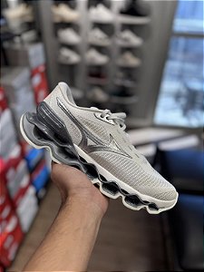 TÊNIS MIZUNO WAVE PROPHECY 15 BRANCO/PRATA