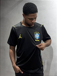 Camisa Brasil 2026/27 Jordan - Torcedor - Preta