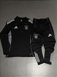 CONJUNTO DE TREINO ALEMANHA PRETO 2025/26
