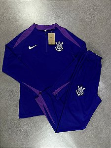 CONJUNTO DE TREINO CORINTHIANS ROXO 2025/26