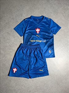 Kit infantil Palmeiras III 26/27 Torcedor Puma - Azul Escuro