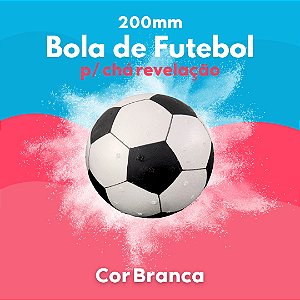 Bola Futebol para Chá Revelação Fake Pegadinha (kit com 3 unidades de 200mm)