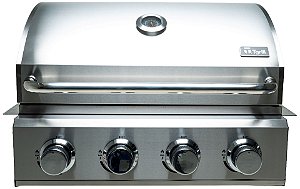 Churrasqueira a gás em inox 4 queimadores modelo Supreme