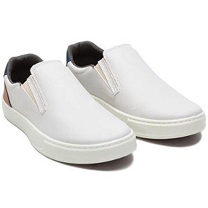 Tênis Casual Slip-On Fly Off White
