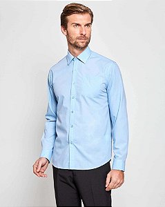 Camisa Passa Fácil Azul