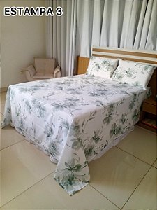 Jogo De Cama Casal Vida Bela 3 pçs