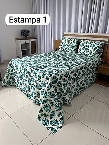 Kit Colcha Casal Pollyana 3 Pçs