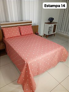 Kit Colcha Casal Pollyana 3 Pçs