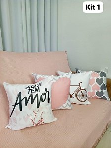Kit Capa De Almofada Personalizado RM 4 Pçs