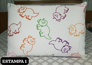 Fronha Personalizada Dupla Face com Zíper
