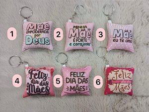 Chaveiro Almofadinha de Dia das Mães RM