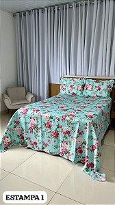 Kit Colcha Paris Queen Corttex