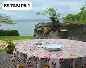 Toalha de Mesa Plástica 4 Lugares