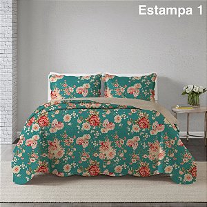 Kit Colcha Paris King Corttex