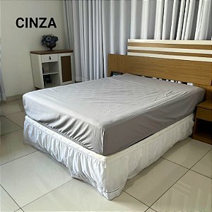 Lençol de Elástico Casal Toque de Seda