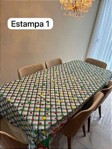 Toalha de Mesa Estampada 6 Lugares RM